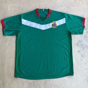 Nike Mexico National Team Soccer Jersey Futbol Green White Size Large